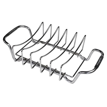 Broil King, 38,5x22x9,5cm. Sparerib und Bratengestell, Edelstahl, 5 x 5 x 5 cm, 62602 im Sale
